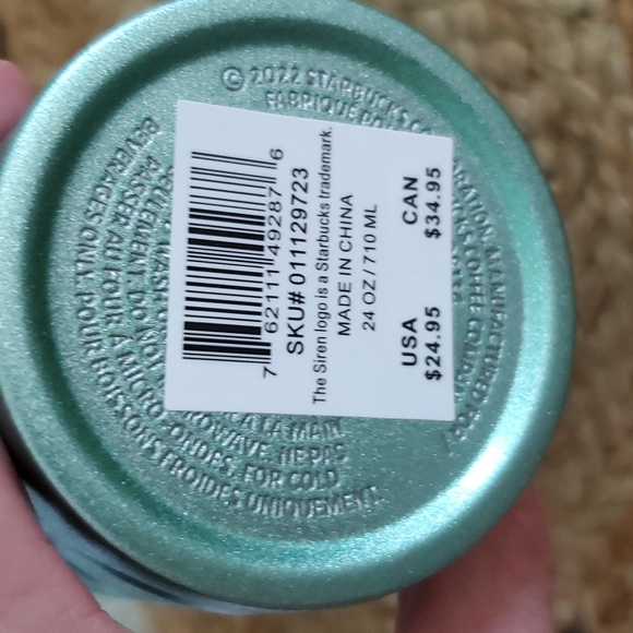 Starbucks Green Stainless Green Tumbler Venti Cup New - Picture 4 of 8